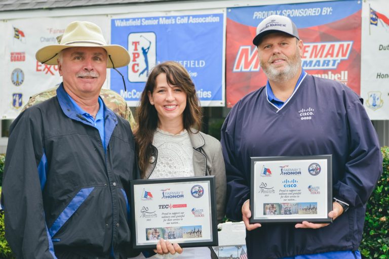Cisco award at Fairway to Honor Golf Tournament